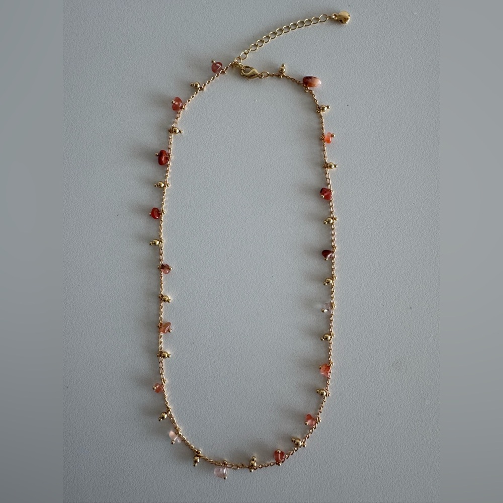 Goldtone Vermeil Gemstone Necklace
